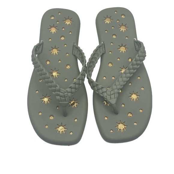 ROSY Green Galaxy Braided Flip-Flop - Women - Picture 2 of 6